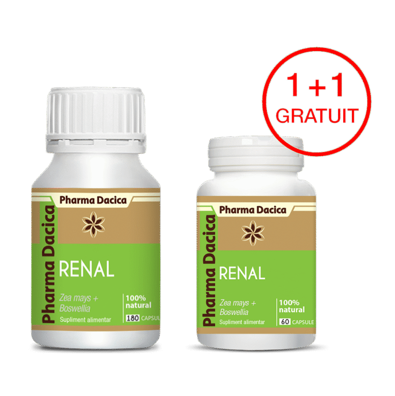 Renal, 180 Capsule + Renal, 60 Capsule Gratuit Pharma Dacica