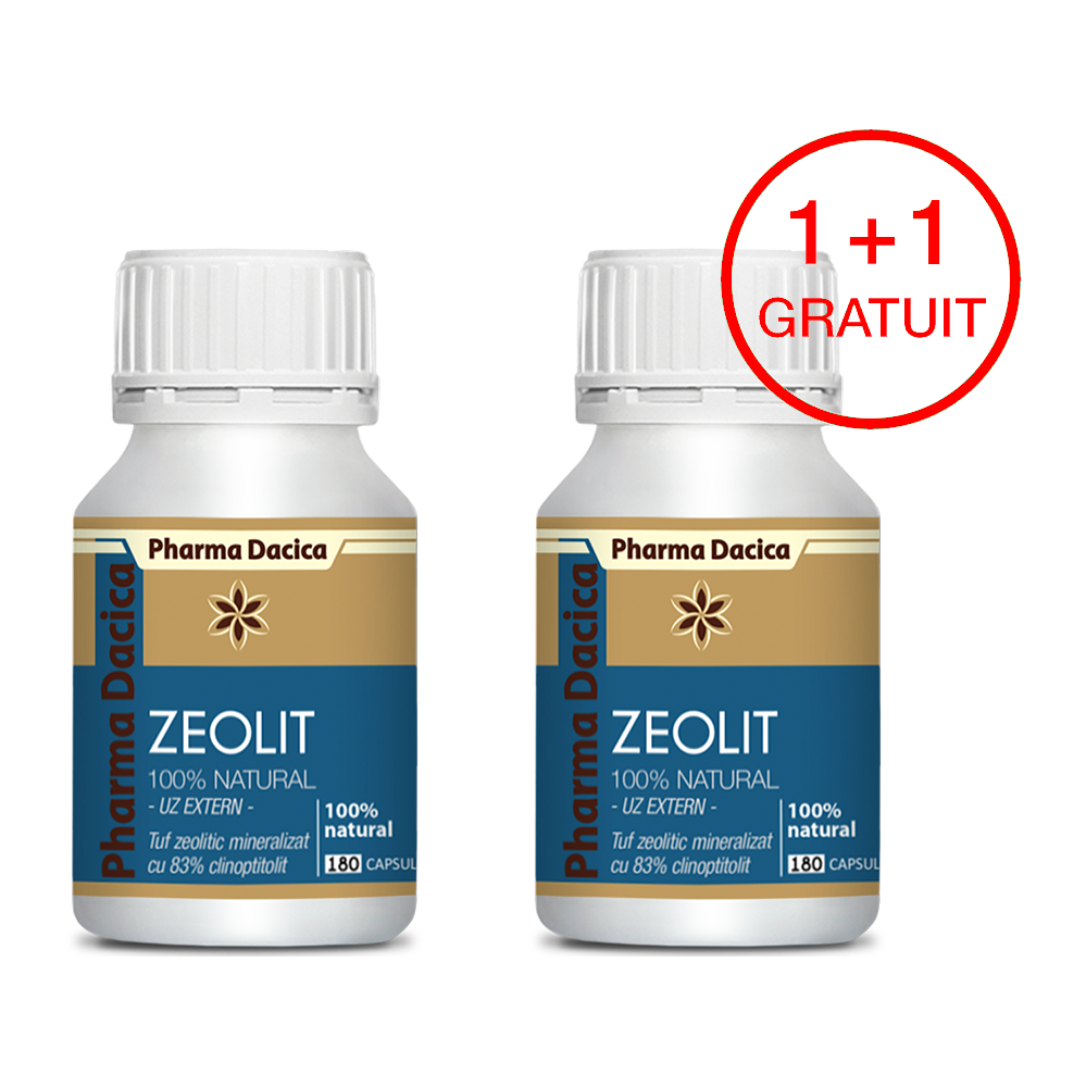 Promotii-Zeolit-180-1.png Zeolit 1+1 Gratuit, 180 capsule x 2 - imagine 1