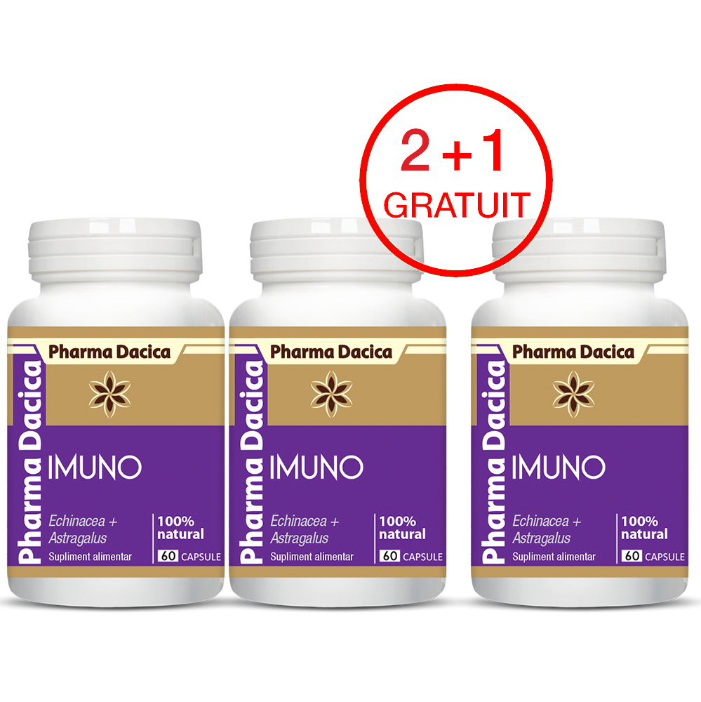 Promotii_-3-Imuno-1.png Imuno 2+1 Gratuit, 60 capsule x 3 - imagine 1