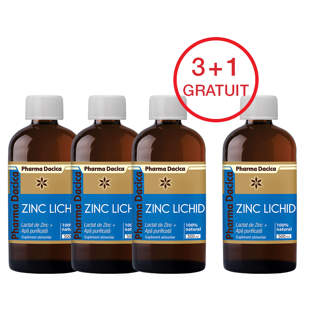 Zinc-Lichid-4.jpg Zinc Lichid 3+1 Gratuit, 480 ml x 4 - imagine 1