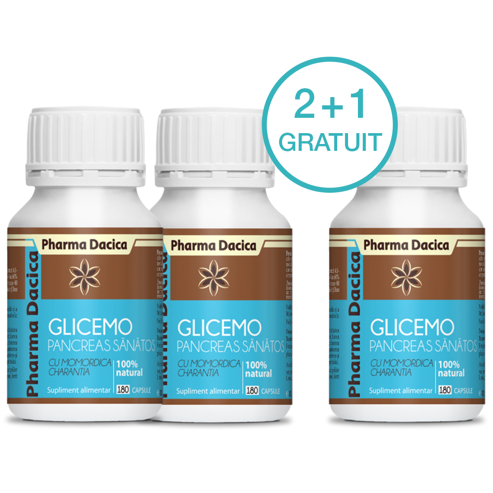supliment-alimentar-glicemo-180-promotie.png Glicemo 2+1 Gratuit, 180 capsule x 3 - imagine 1