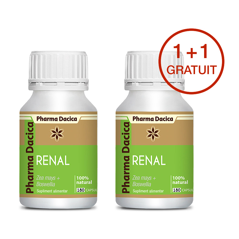 Renal-1+1-GRATUIT-180capsule Renal 1+1 Gratuit, 180 capsule x 2 - imagine 1