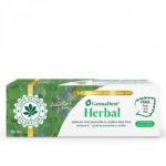 GennaDent Herbal - Pasta de dinti 100 % naturala spumanta cu argila si Aloe Vera, fara fluor 50 ml - Leonard Radutz formula - VivaNatura