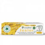 GennaDent Junior Banana – Pasta de dinti naturala pentru copii cu argila si banane, fara fluor, 80 ml – Leonard Radutz formula – VivaNatura - imagine 2