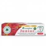 GennaDent Junior Capsuni– pasta de dinti naturala pentru copii cu argila si capsuni, fara fluor, 80 ml – Leonard Radutz formula – VivaNatura - imagine 3