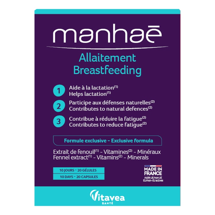 manhae-allaitement-alaptare-sustinerea-lactatiei-20-capsule8839438.jpg Manhaé Allaitement, Alăptare, Susținerea lactației, 20 capsule - imagine 1
