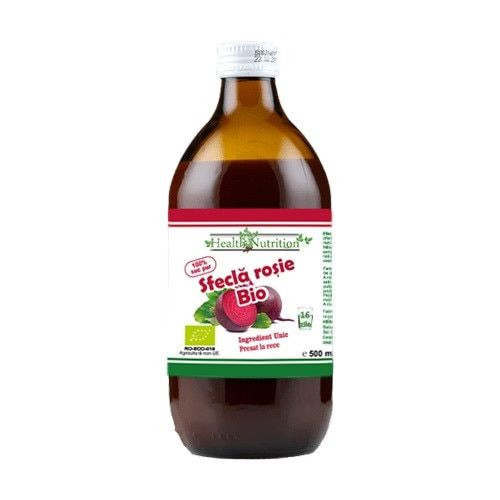 sfecla-rosie-bio-100-suc-pur-500-ml2244.jpg Sfecla rosie BIO 100% suc pur 500 ml - imagine 1